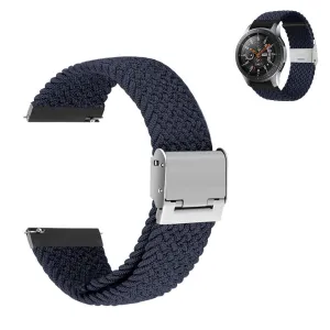 22mm Universal elastic nylon watch strap - Midnight Blue