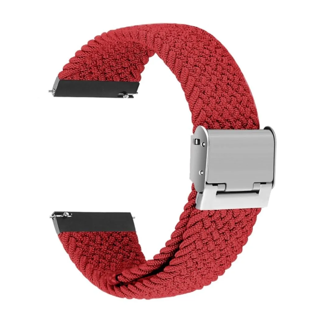 22mm Universal elastic nylon watch strap - Red