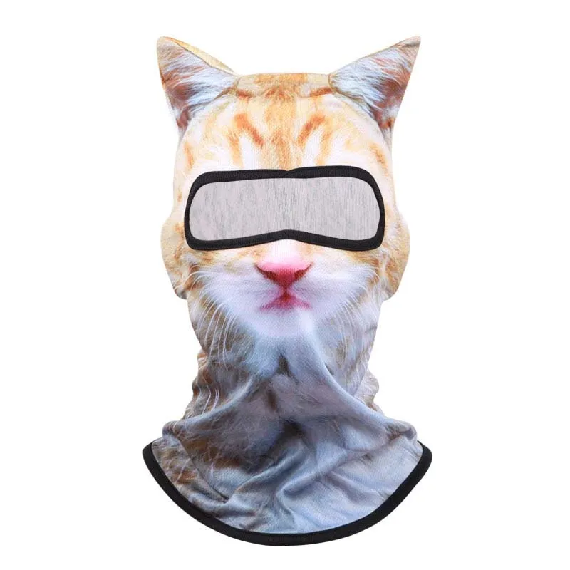 3D Animal Pattern Summer Sun Protection Outdoor Mask