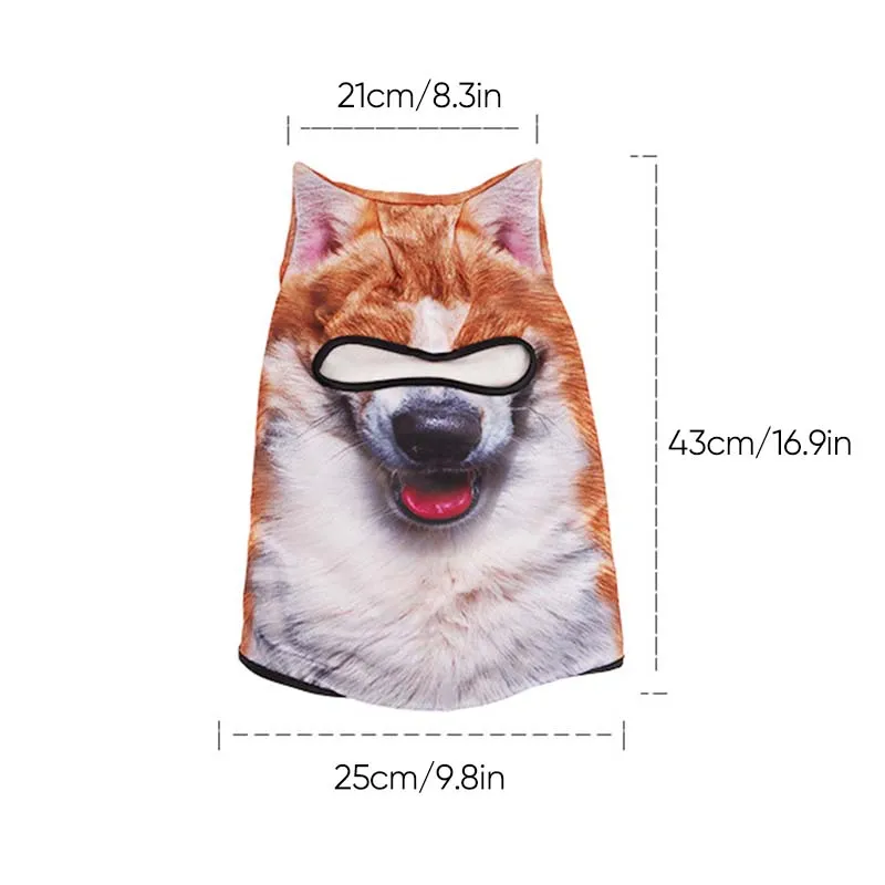 3D Animal Pattern Summer Sun Protection Outdoor Mask