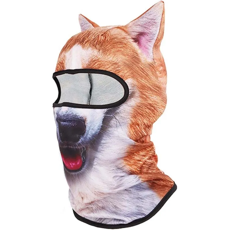 3D Animal Pattern Summer Sun Protection Outdoor Mask