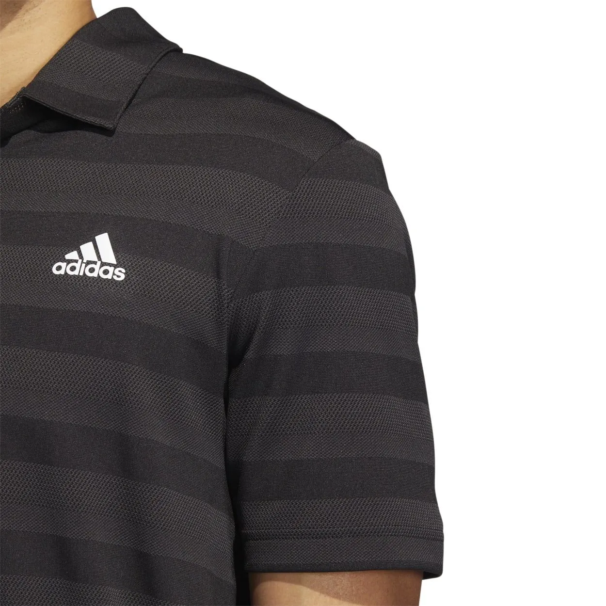 adidas 2-Colour Stripe Golf Polo Shirt HI5180