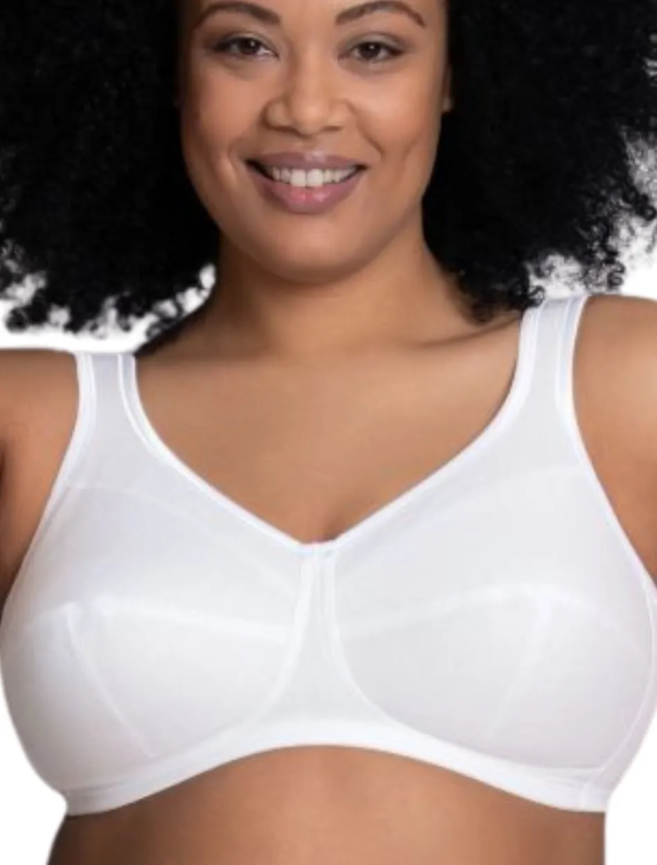 Anita Jana Comfort Cotton Soft Cup Bra, White | White Anita Jana Bra | White Anita Wireless Bras