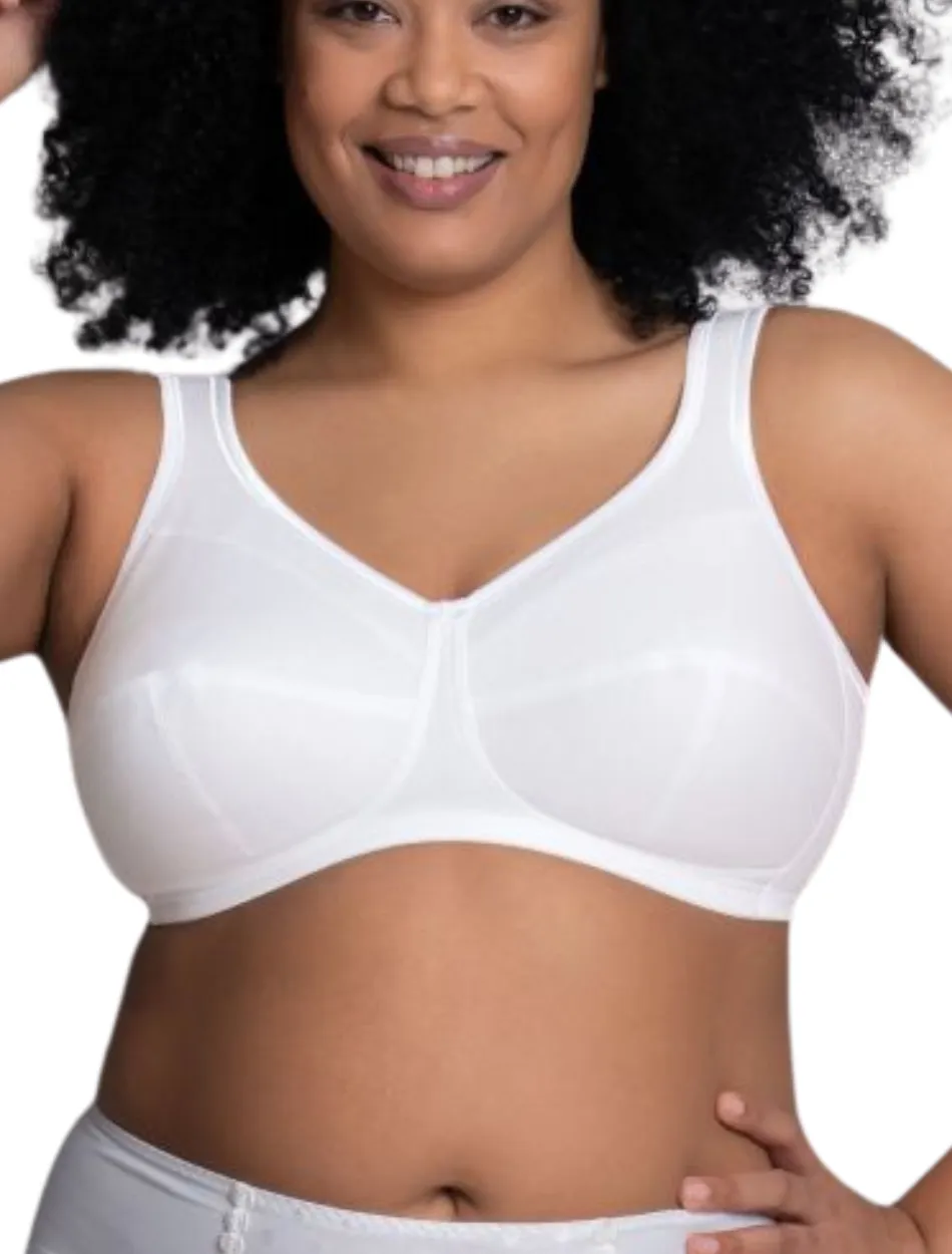 Anita Jana Comfort Cotton Soft Cup Bra, White | White Anita Jana Bra | White Anita Wireless Bras