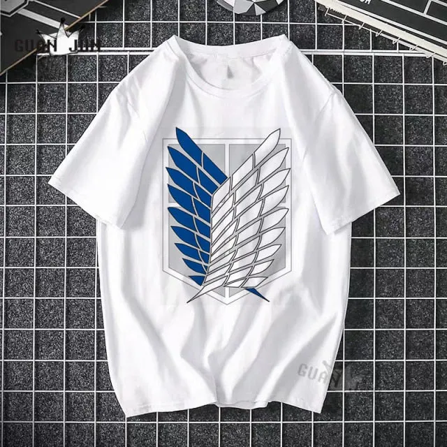 Attack On Titan Printing Short Sleeve Shirt