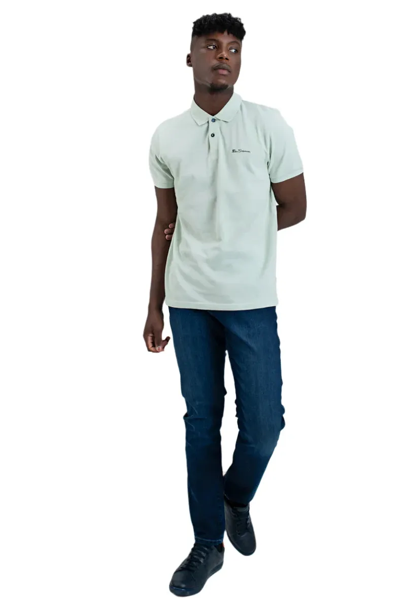 Ben Sherman Ben Polo Ss Pistachio