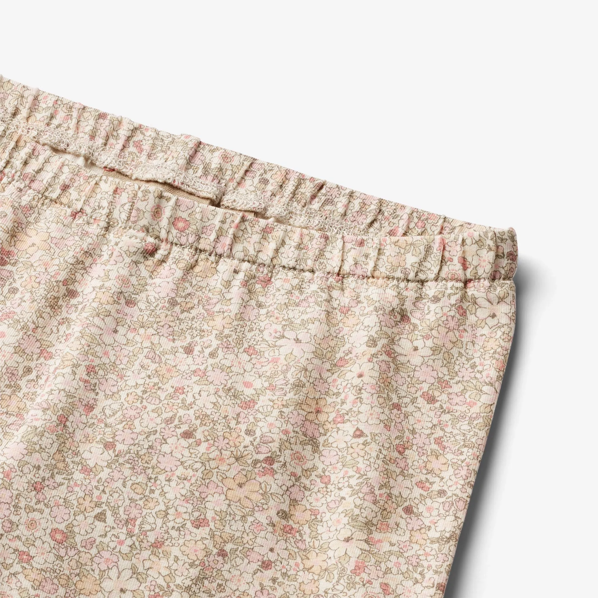 Bike Shorts Anne - cream flower meadow