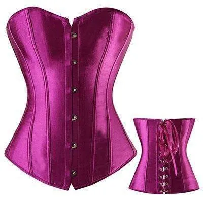 Bustier Lace up Boned Top Corset Waist Shaper