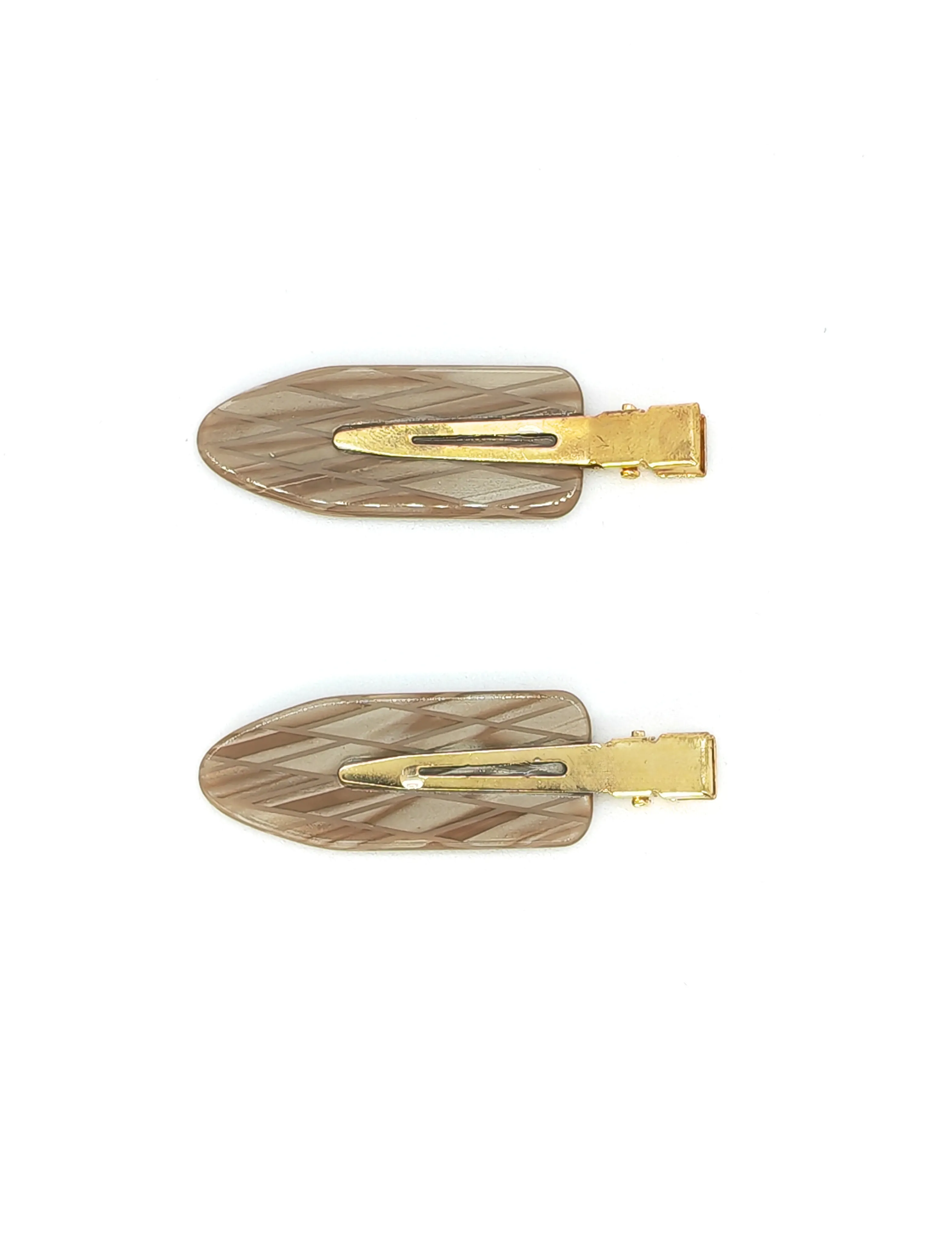 Chic Acetate Leaf Hair Clip Set – 2-Pack