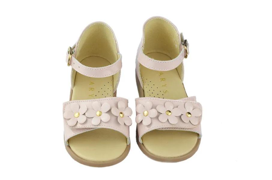 Clarys Girls Pink Flower Sandal