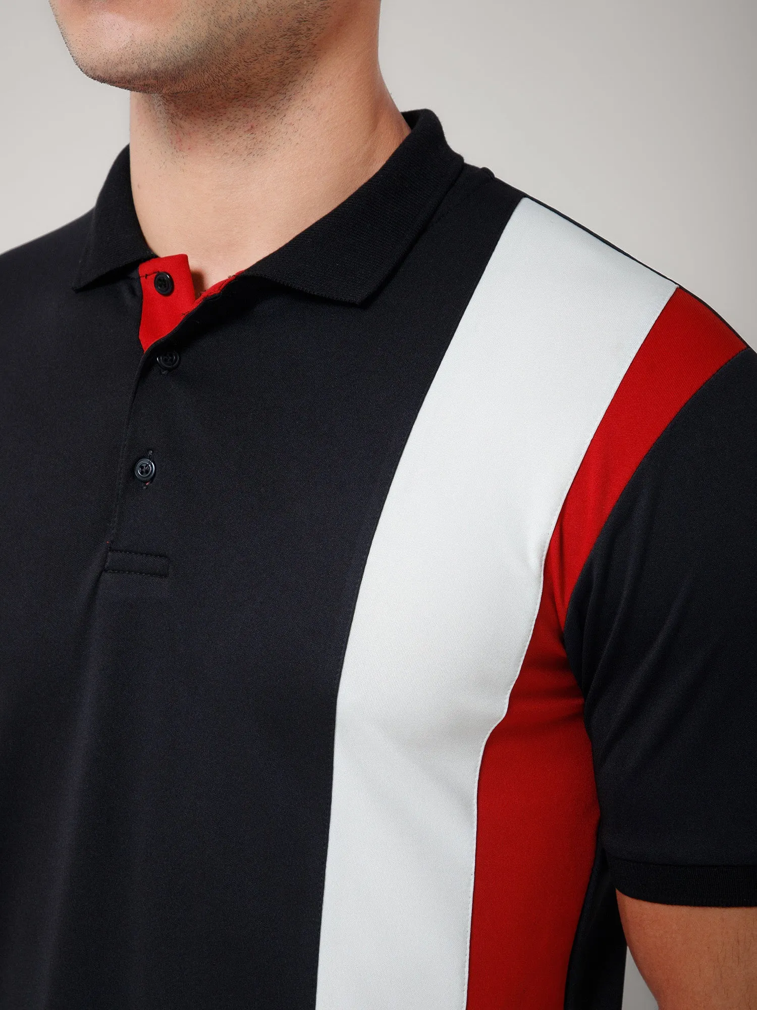 Color Block Polo T-shirt