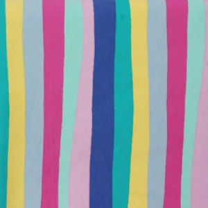 Cotton Jersey - Multi Stripe - £8.50 Per Metre - Sold By Half Metre