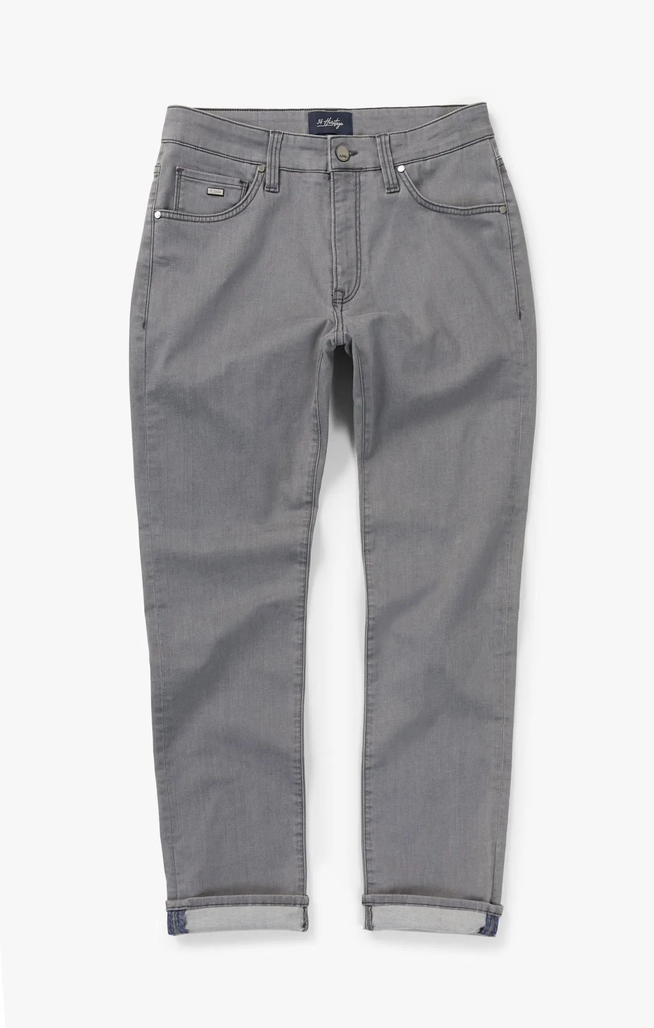 Courage Straight Leg Jeans In Smoke Italy