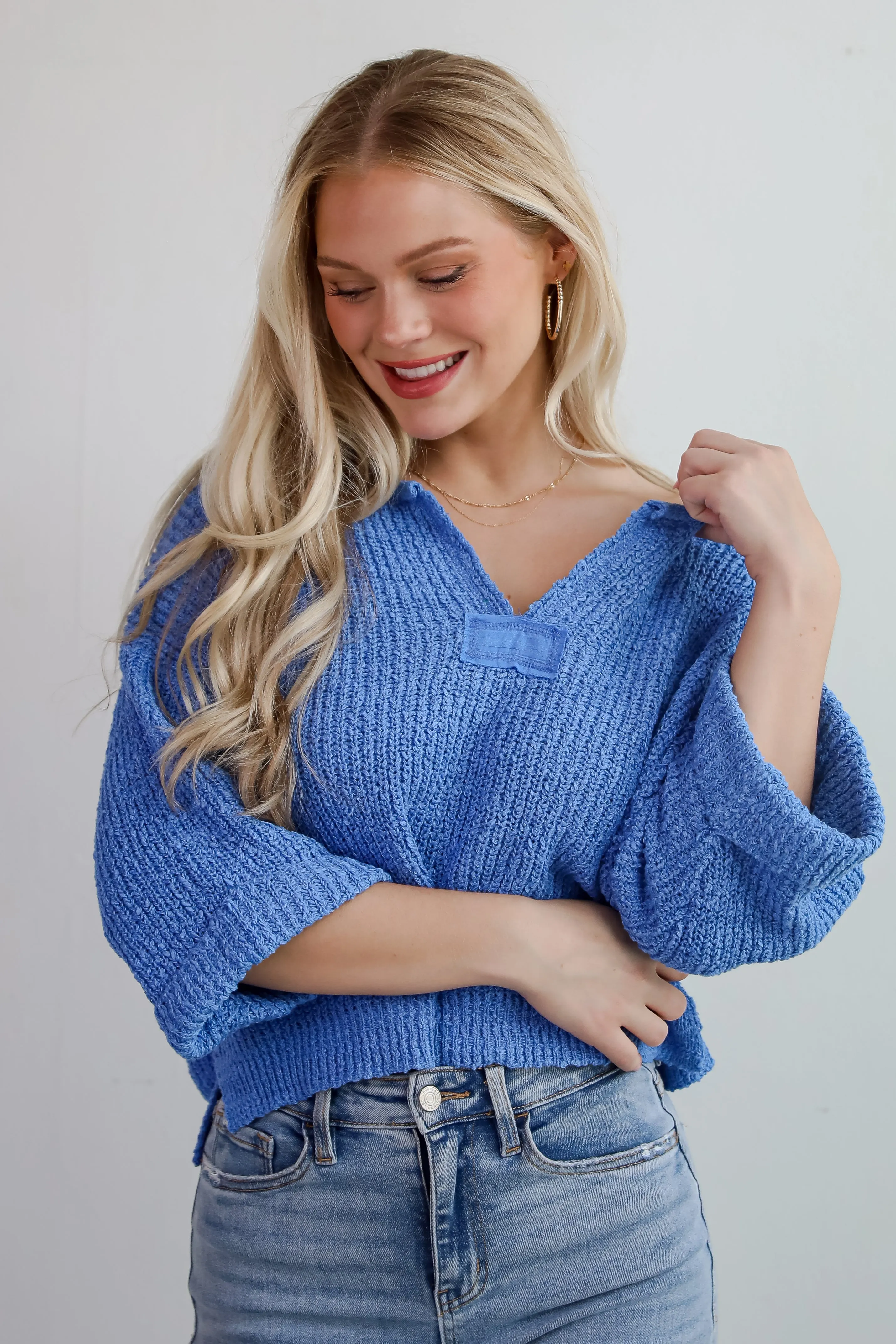 Cozy All Over Lightweight Knit Sweater