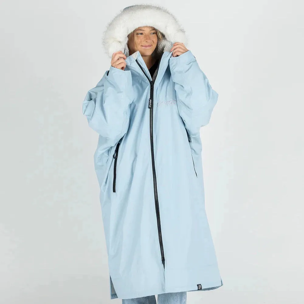 Dryrobe Advance Alpine Long Sleeve - Ice Blue/Grey