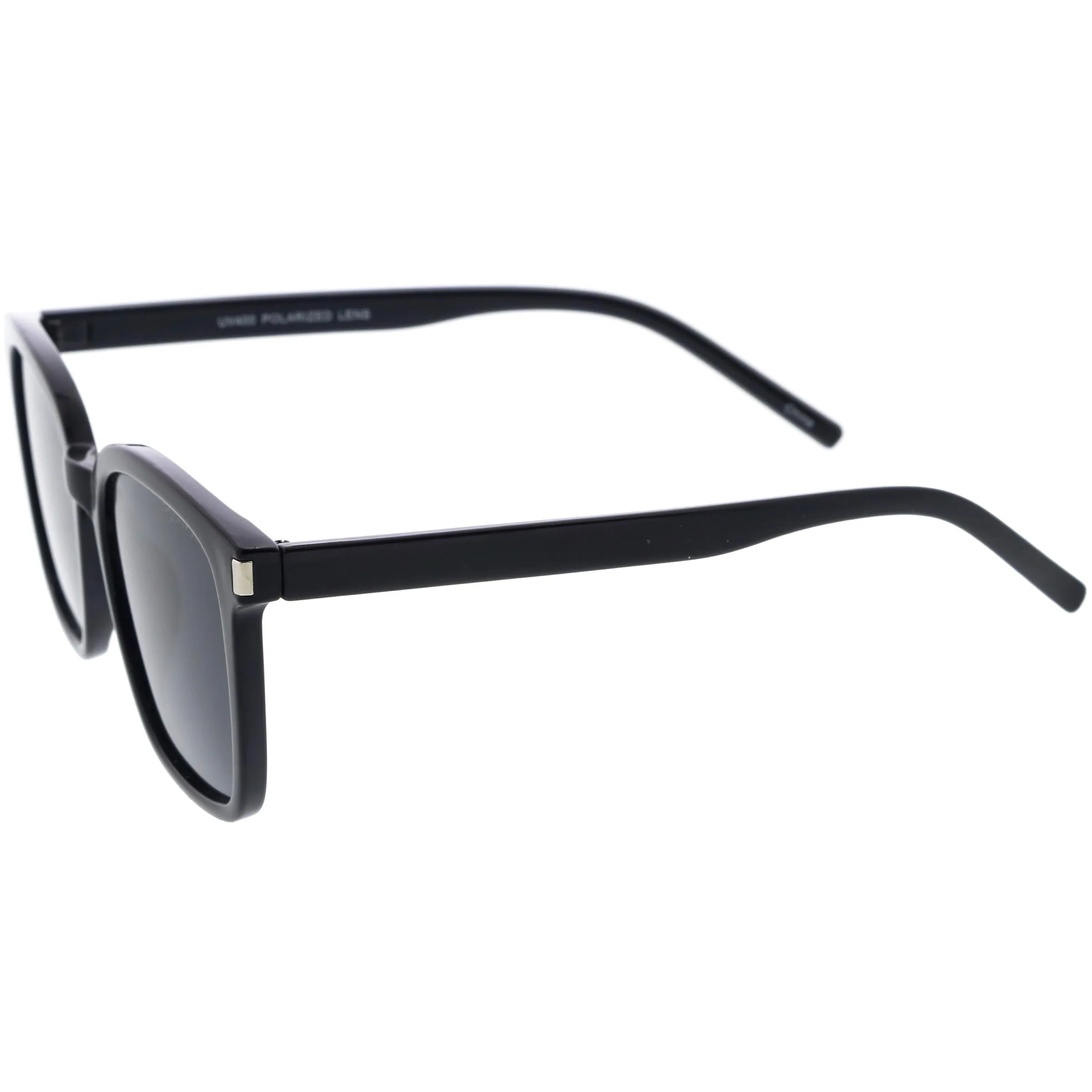 Elegant Chic Polarized Lightweight Horn Rimmed Square Sunglasses D212