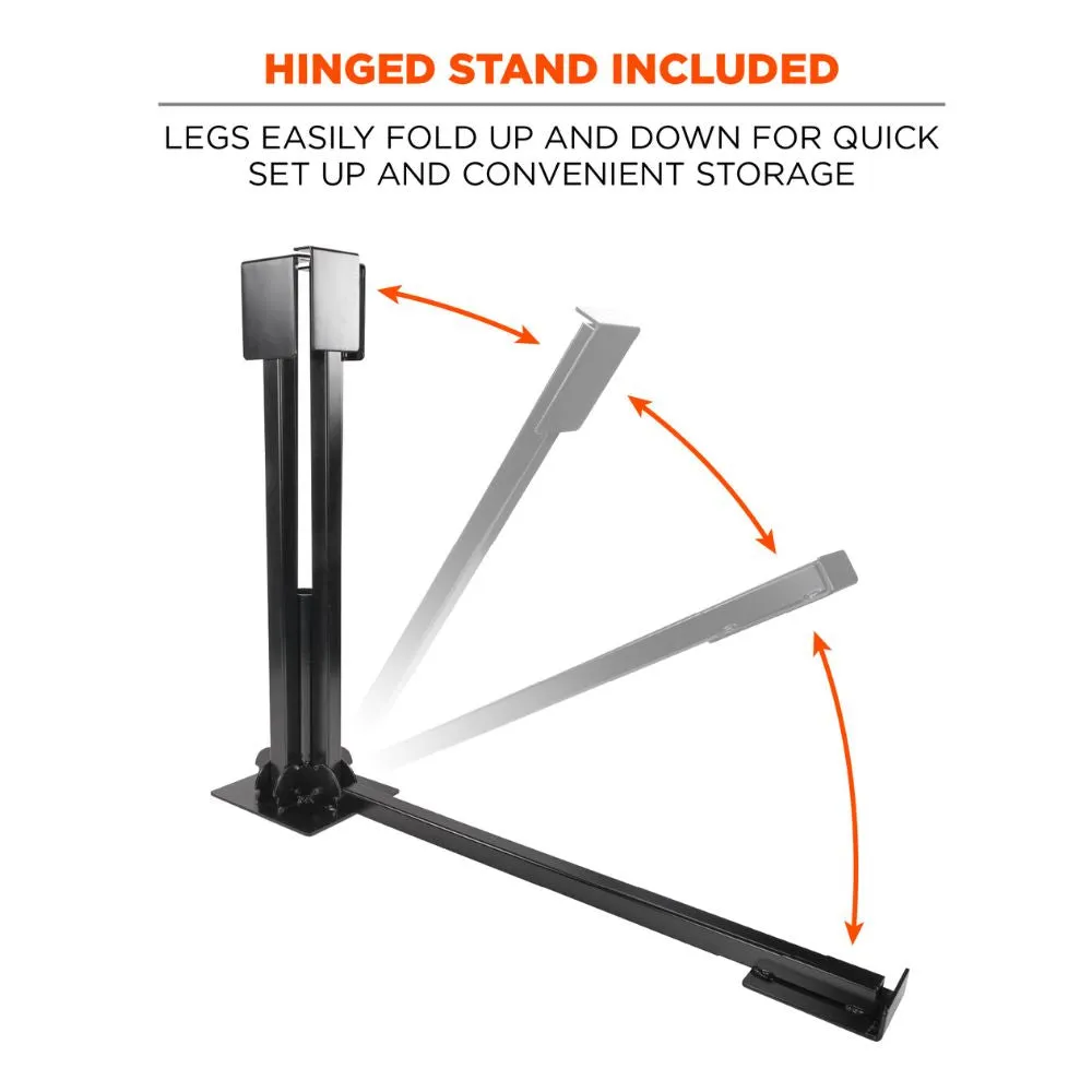 Ergodyne 12969 #6199 Lime Lightweight Work Umbrella Stand Kit