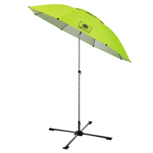 Ergodyne 12969 #6199 Lime Lightweight Work Umbrella Stand Kit