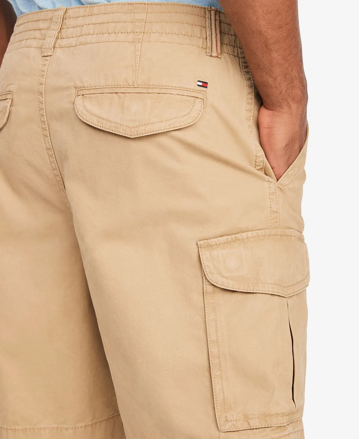 Essential Tommy Hilfiger Men's Solid Cargo Shorts