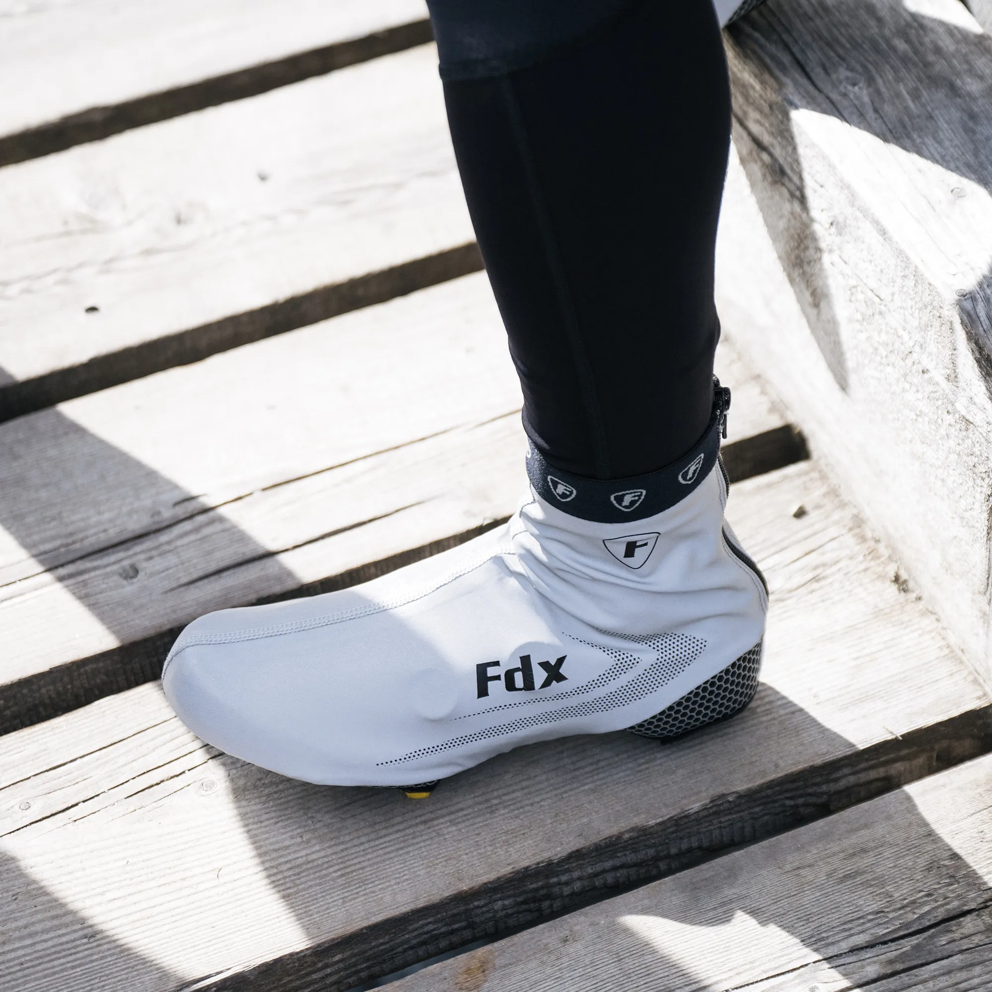 Fdx Sc1 360° Reflective Grey Cycling Shoe Covers