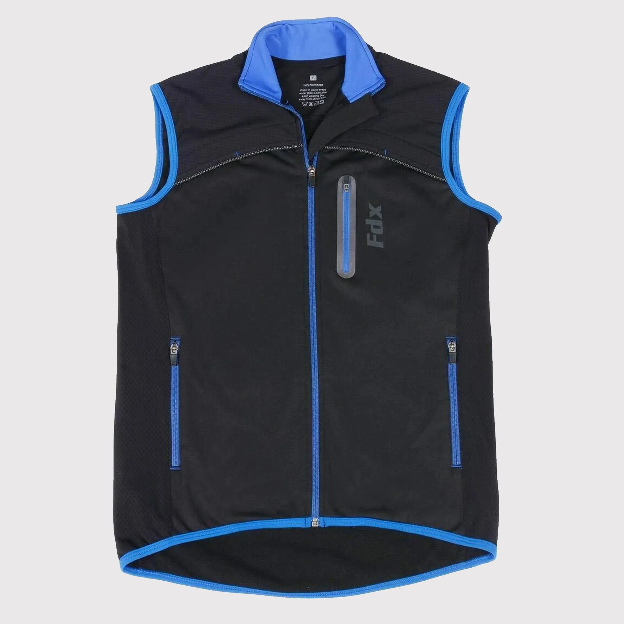 Fdx Stunt Blue Men's & Boy's Softshell Windproof Cycling Gilet