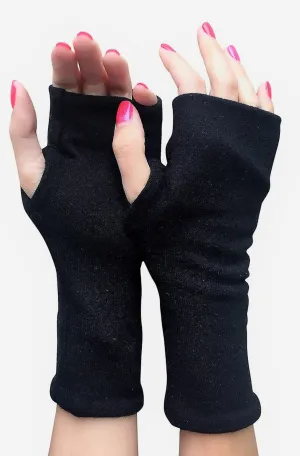 Fingerless Gloves Single Layer Ultra Soft Jersey