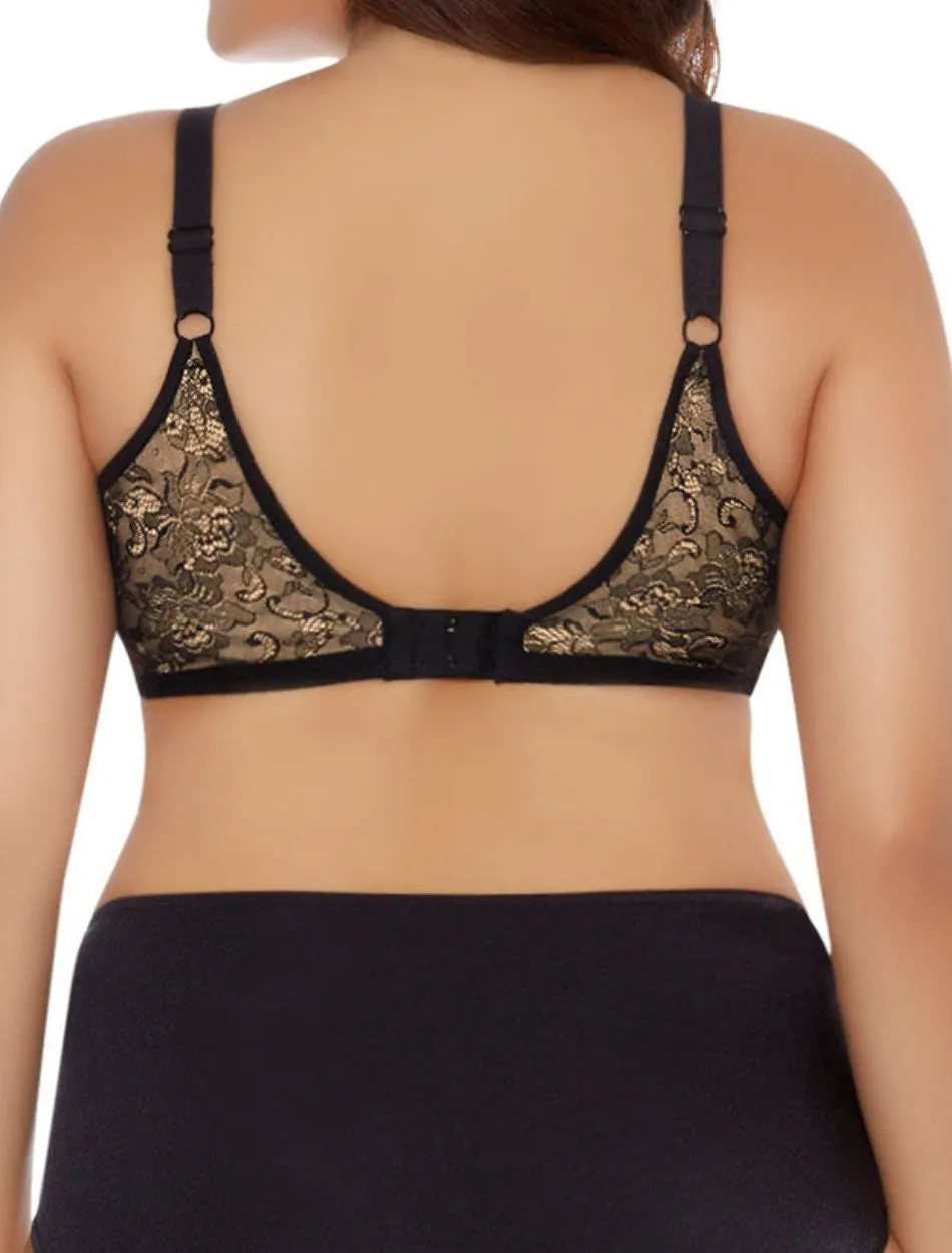 Goddess Yvette Moulded T-Shirt Bra in Black