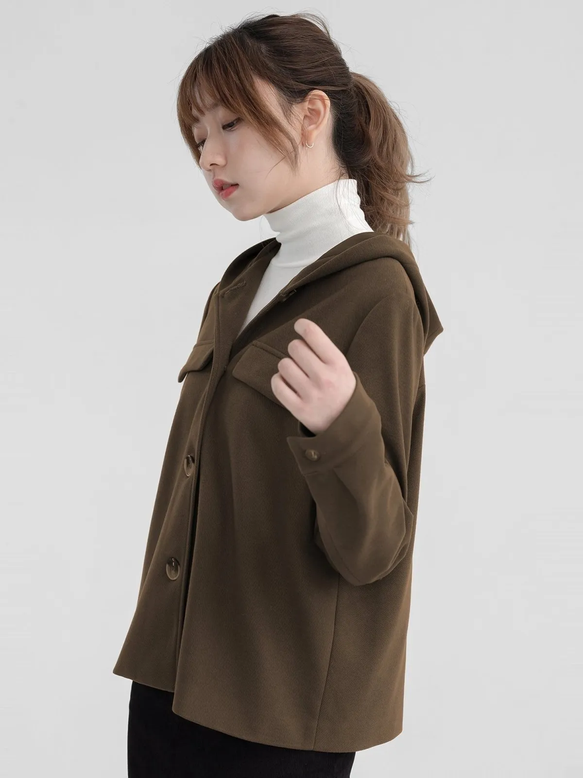 Halle Hooded Coat*