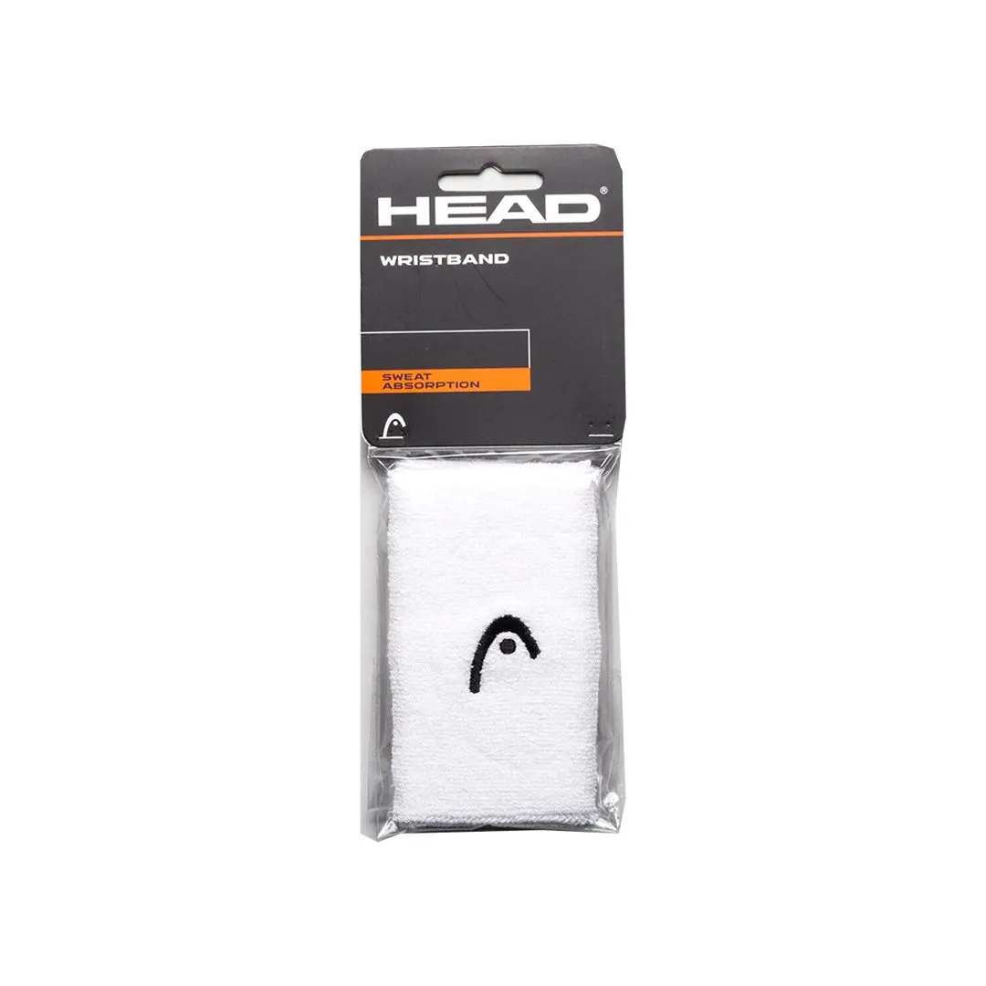 Head Wristband Sweat Absorption 5" White - 285070