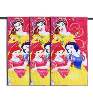 Heart Home Disney Princess Kids Bath Towel|Soft Cotton Towel for Kids|Sides Stitched Baby Towel|400 GSM Toddler Bath Towel|24x48 Inch|Pack of 3 (Pink)