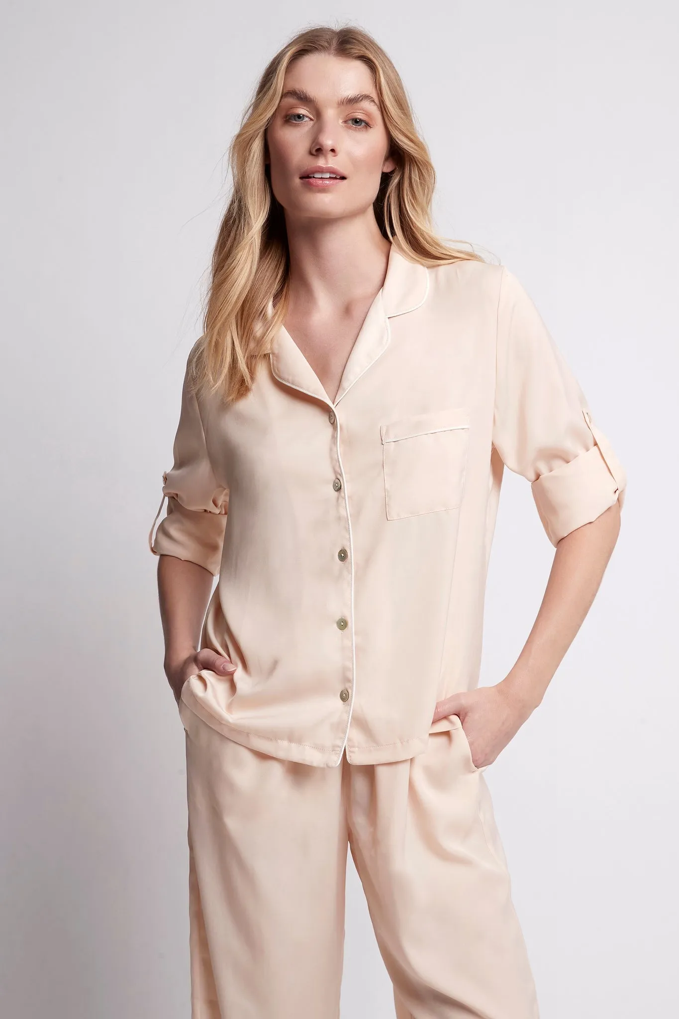 Iluka Pyjama Lounge Set - Blush