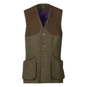 Laksen Kirkton Herringbone Tweed Leith Shooting Vest