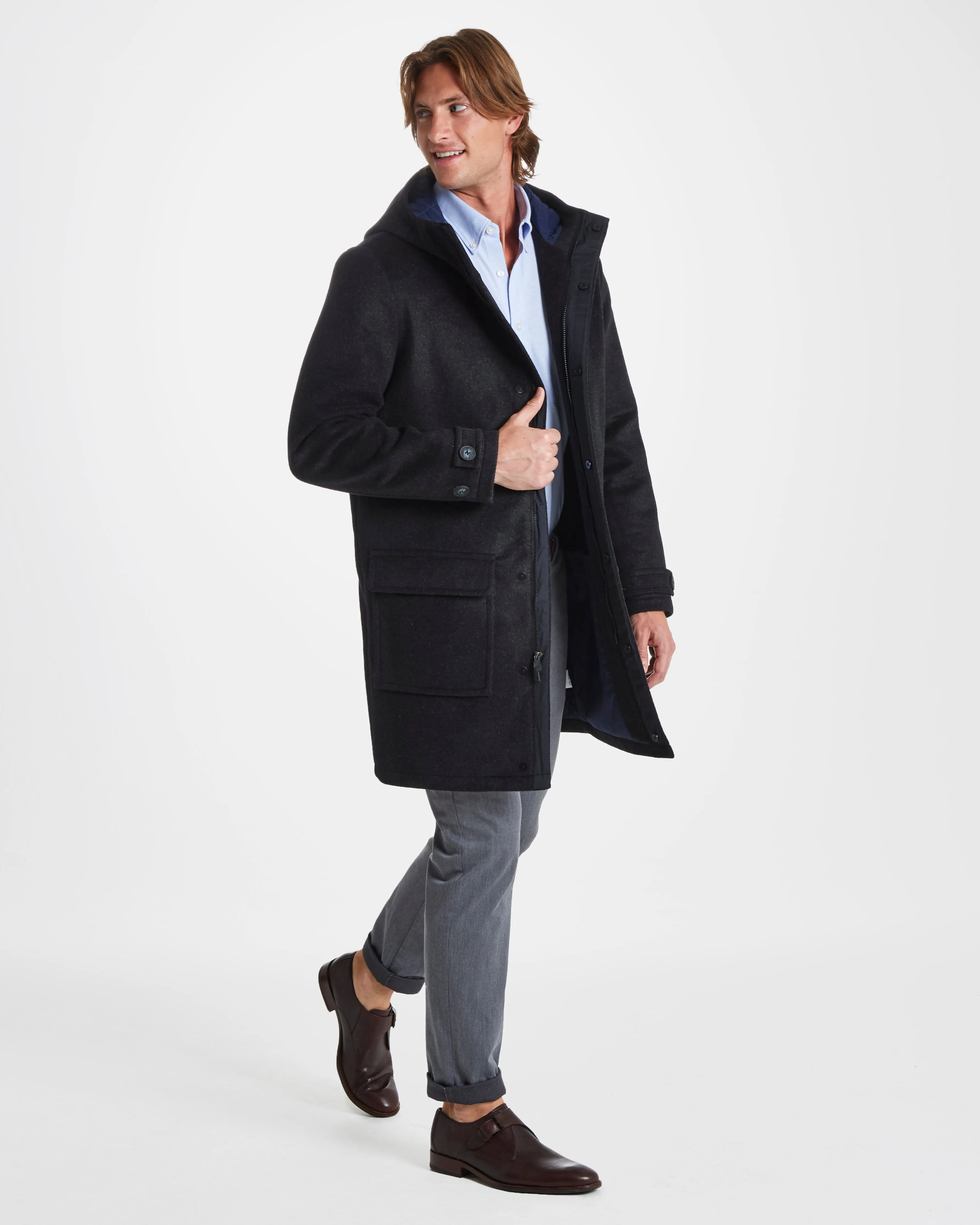 Logan StormLux™ Wool Cashmere Parka