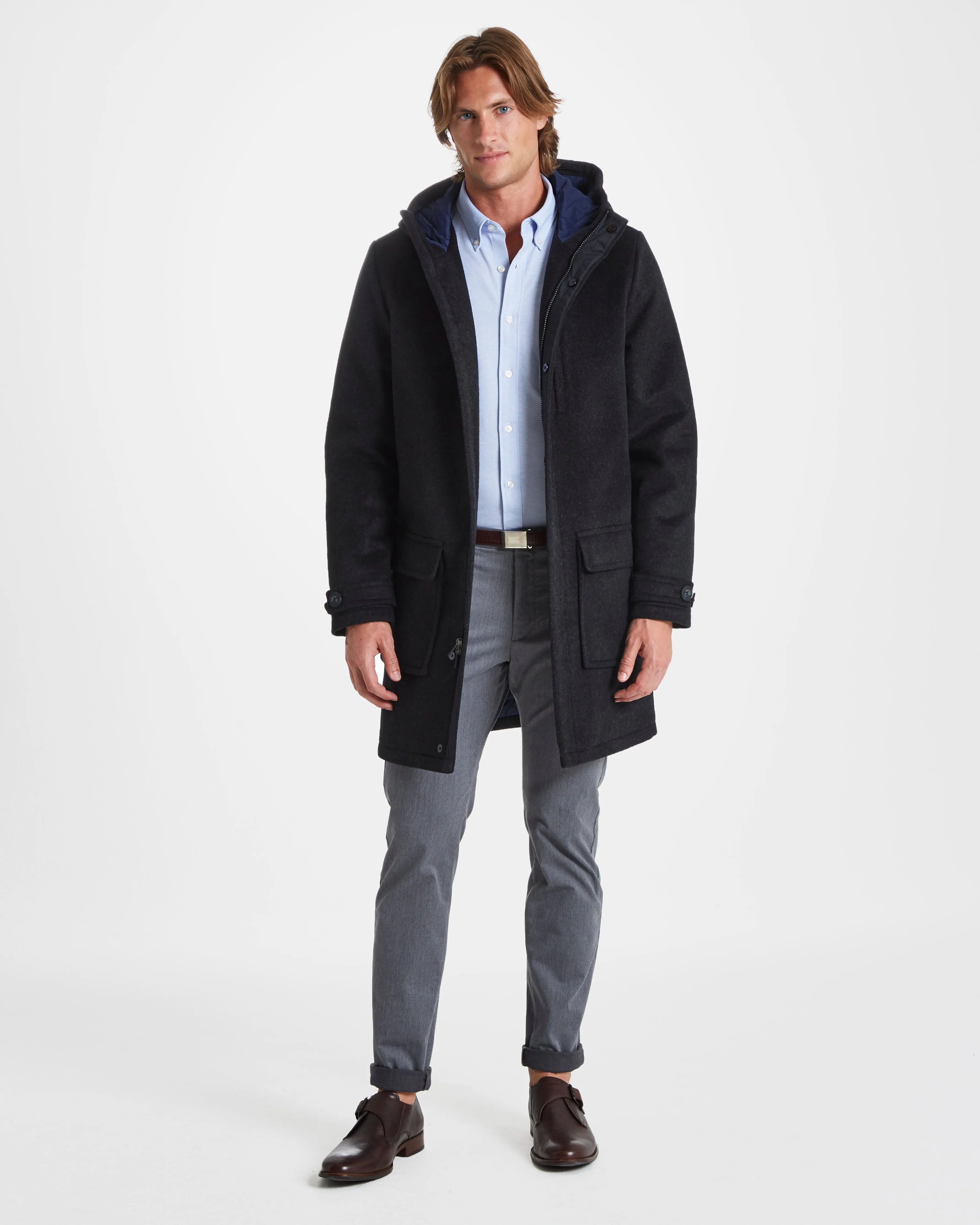 Logan StormLux™ Wool Cashmere Parka