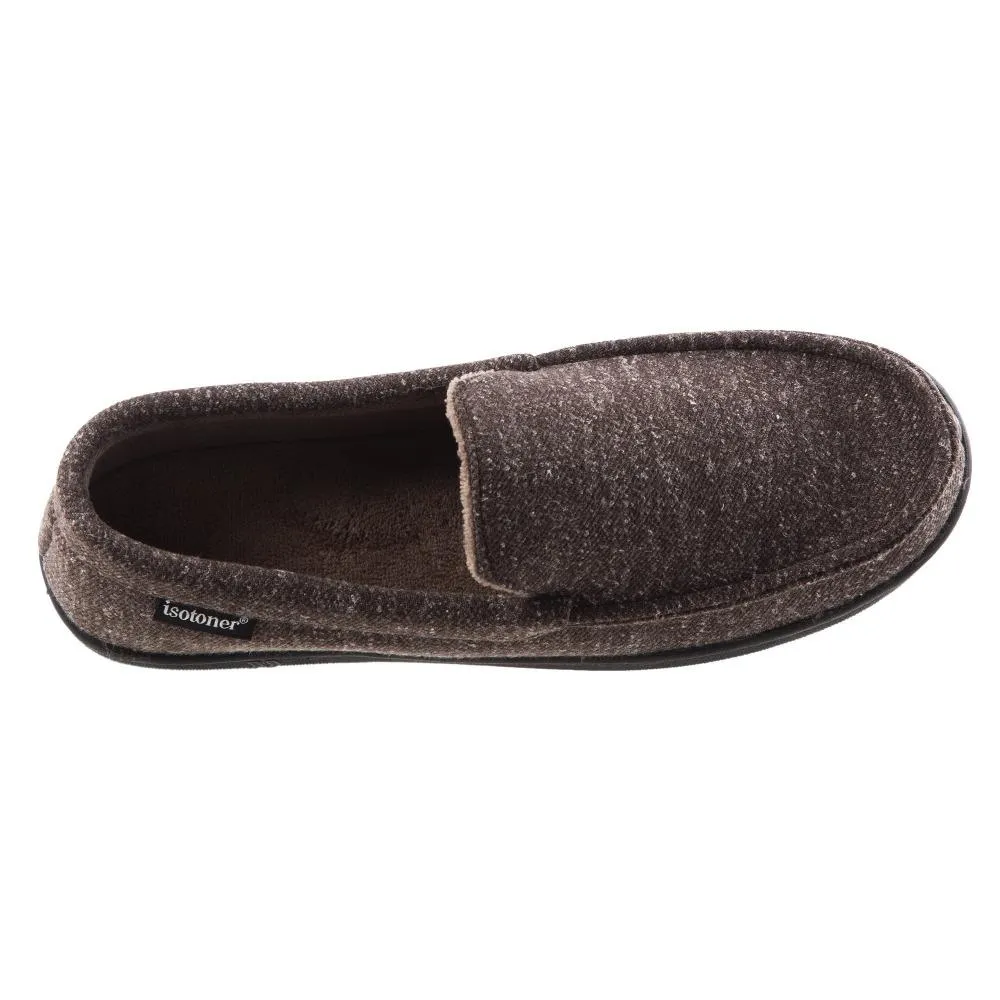 Men’s Heather Knit Preston Moccasin Slippers