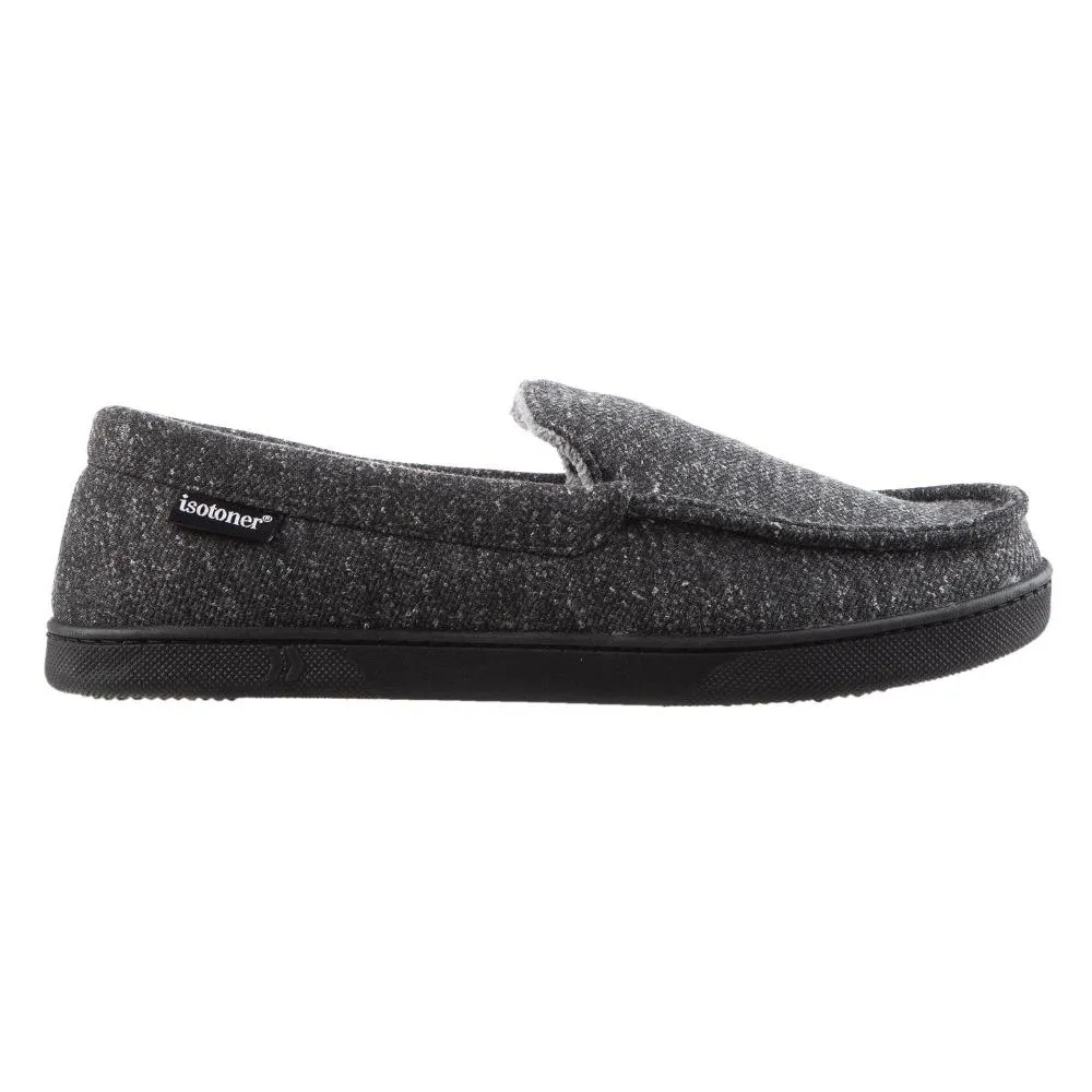 Men’s Heather Knit Preston Moccasin Slippers