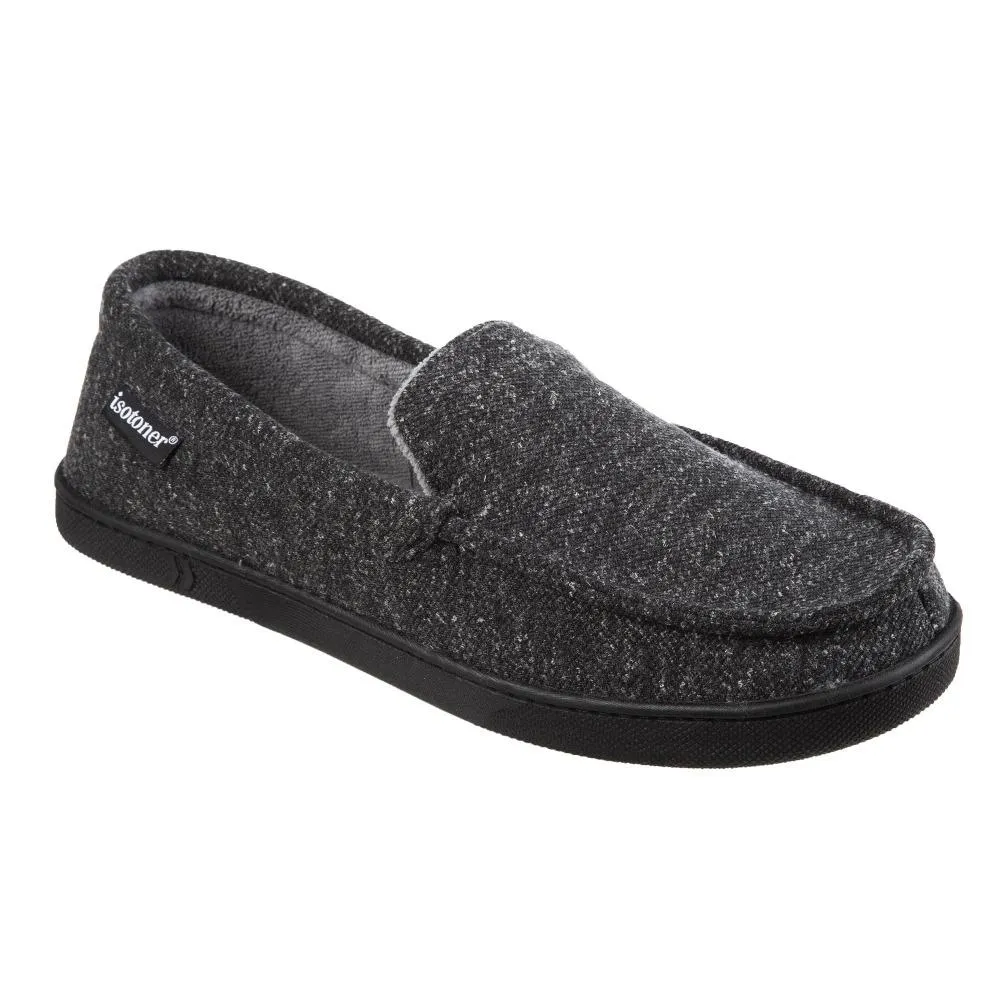 Men’s Heather Knit Preston Moccasin Slippers