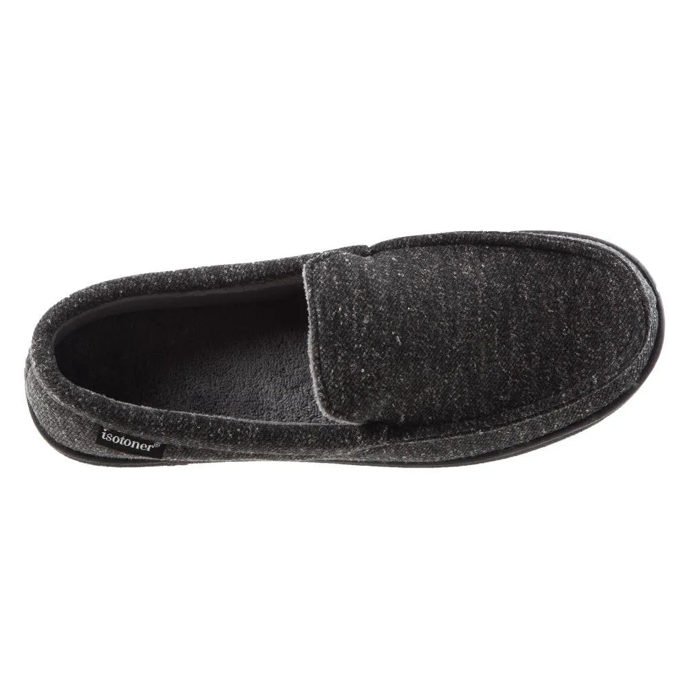 Men’s Heather Knit Preston Moccasin Slippers