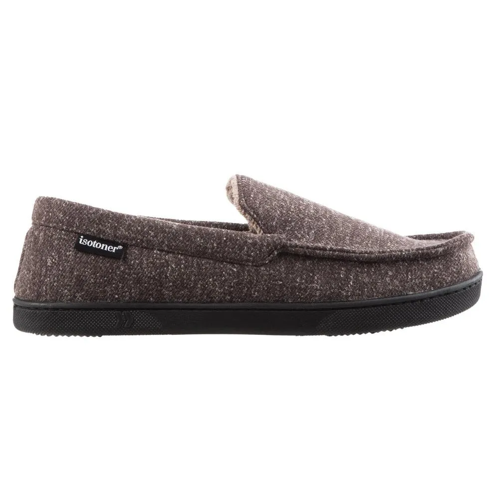 Men’s Heather Knit Preston Moccasin Slippers