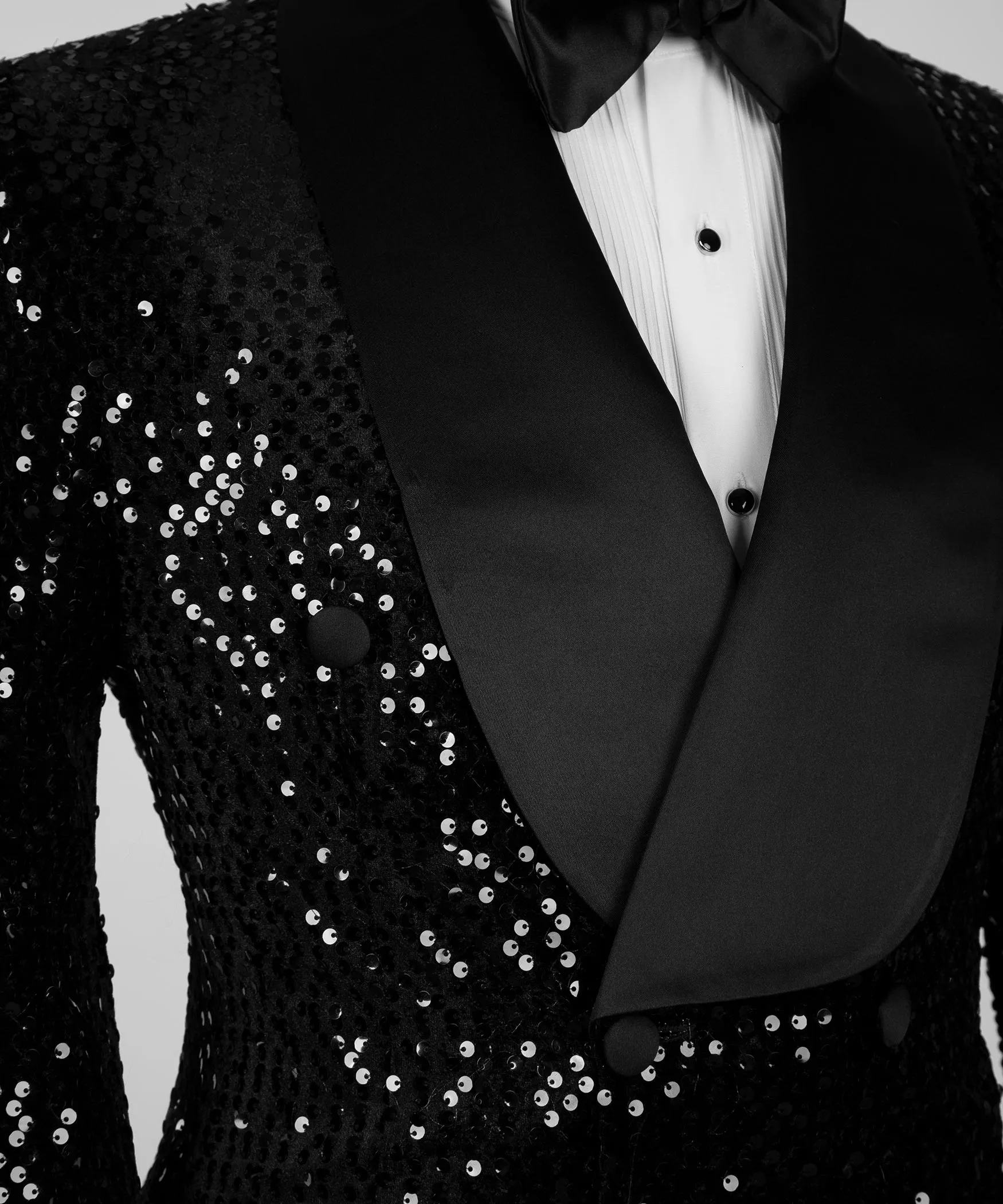 Men's Shining Black Tuxedo