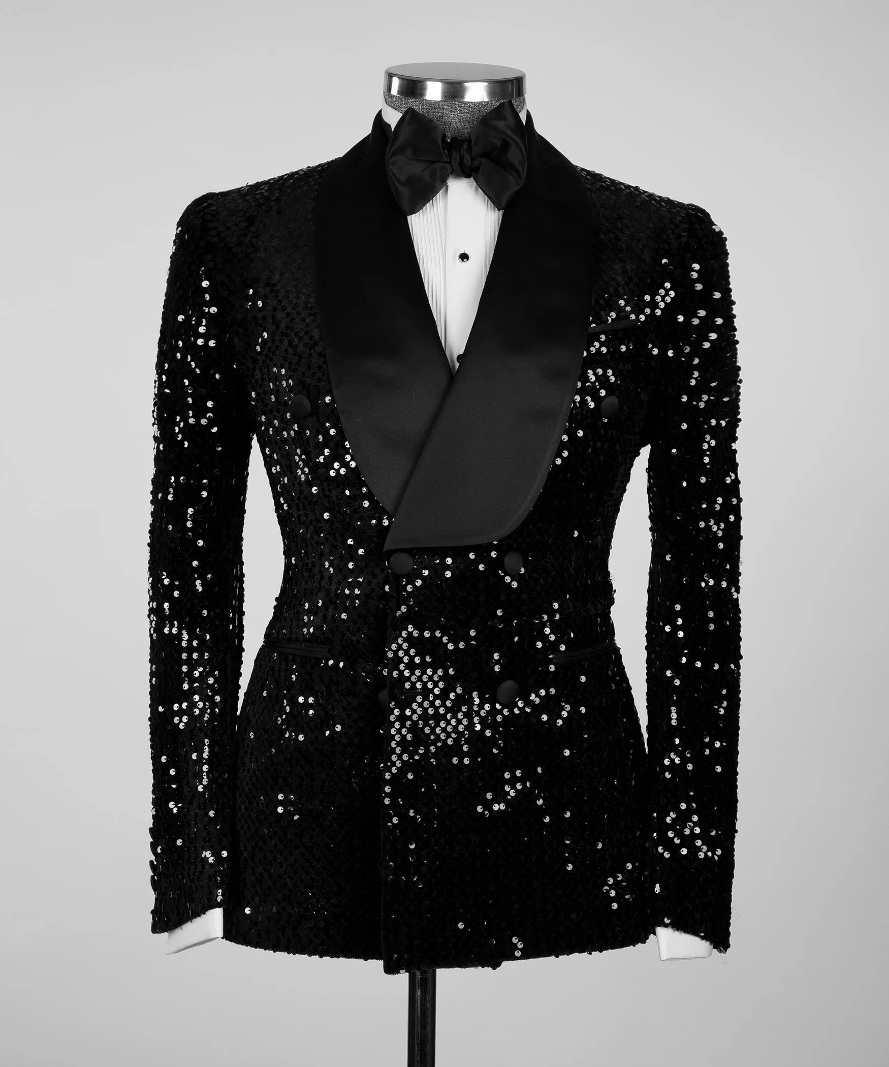 Men's Shining Black Tuxedo