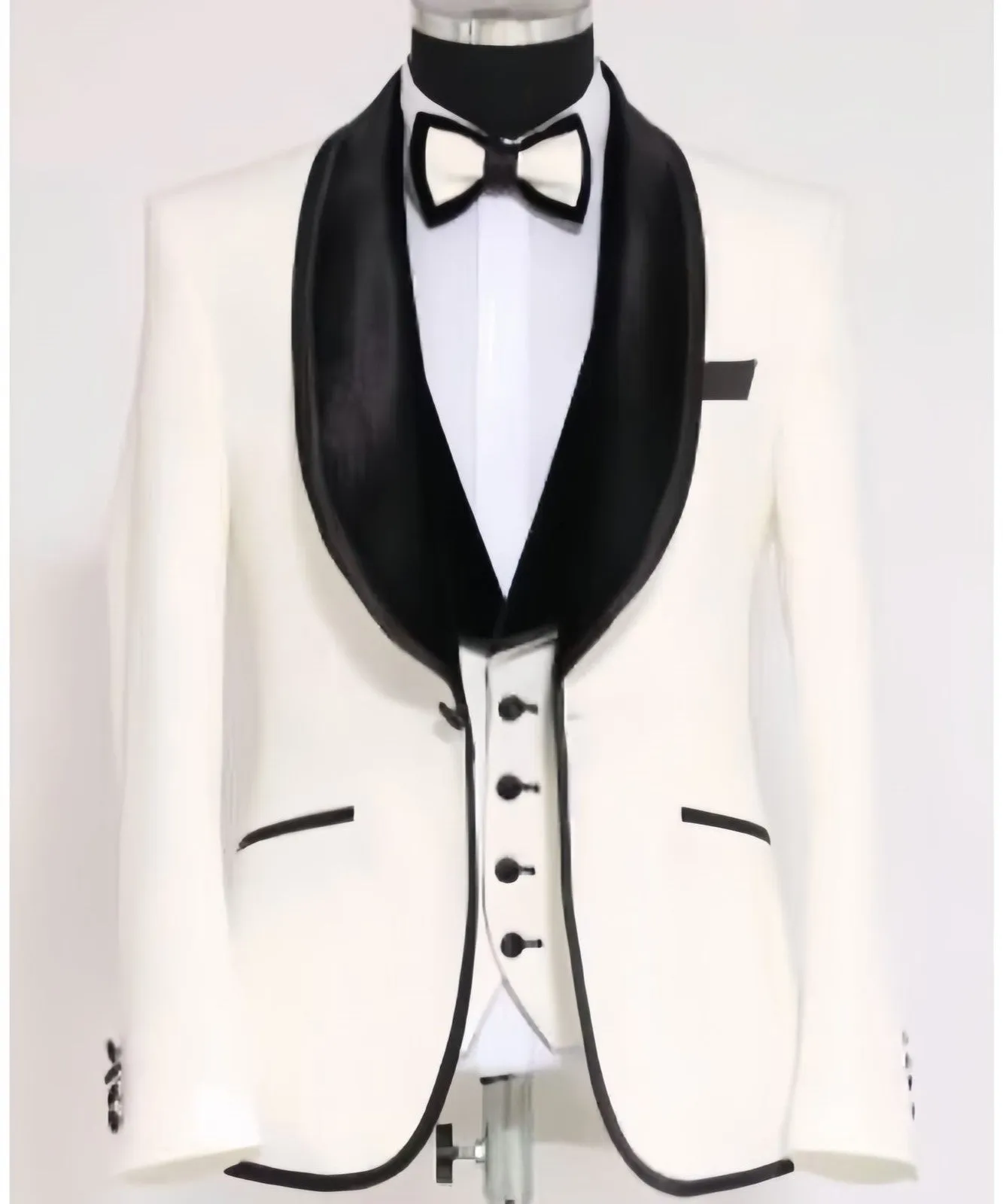 Men's White Tuxedo Jacket Wedding