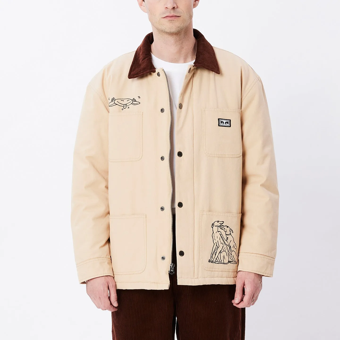 Obey Friendly Jacket  - Irish Cream