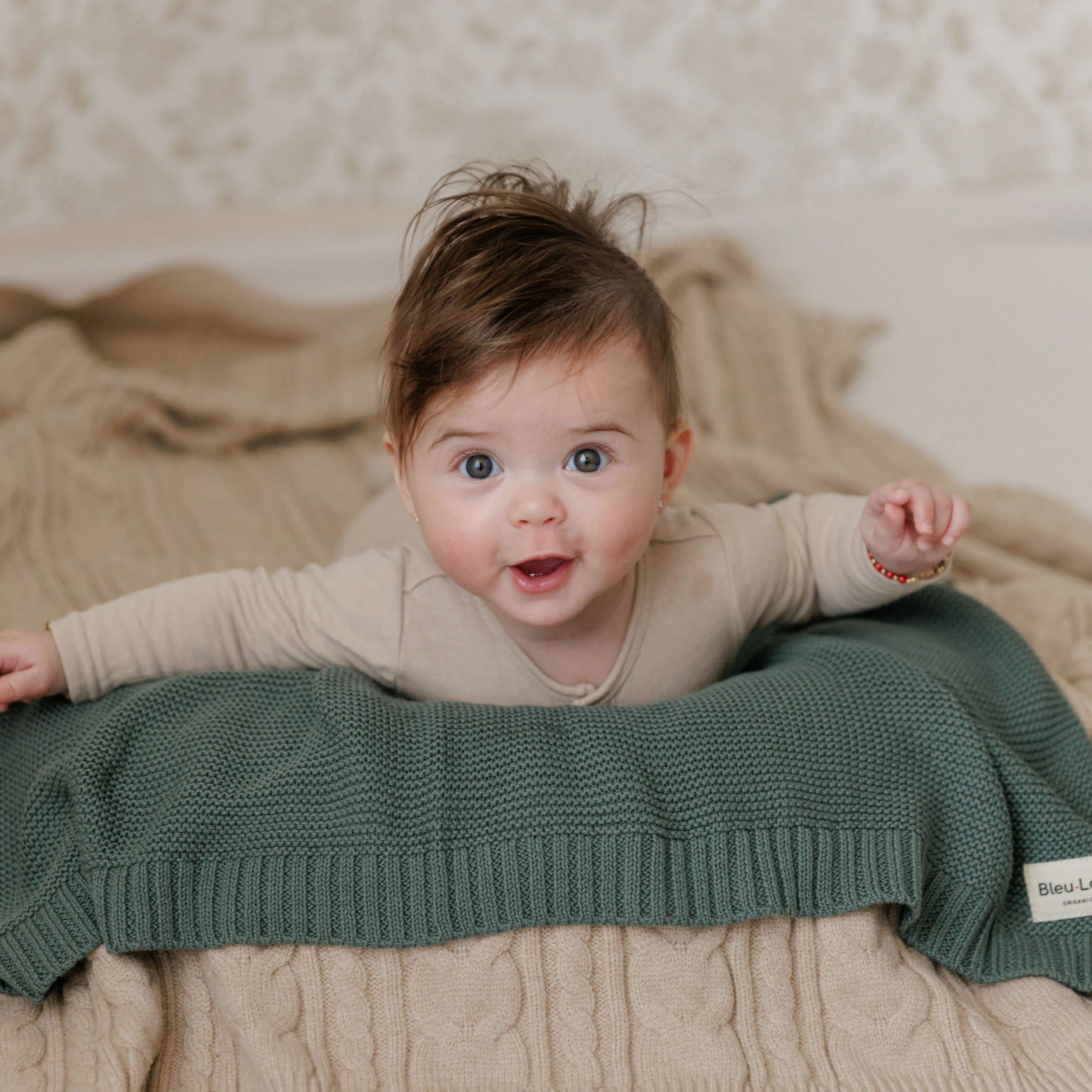 Organic Cotton Luxury Knit Baby Blanket