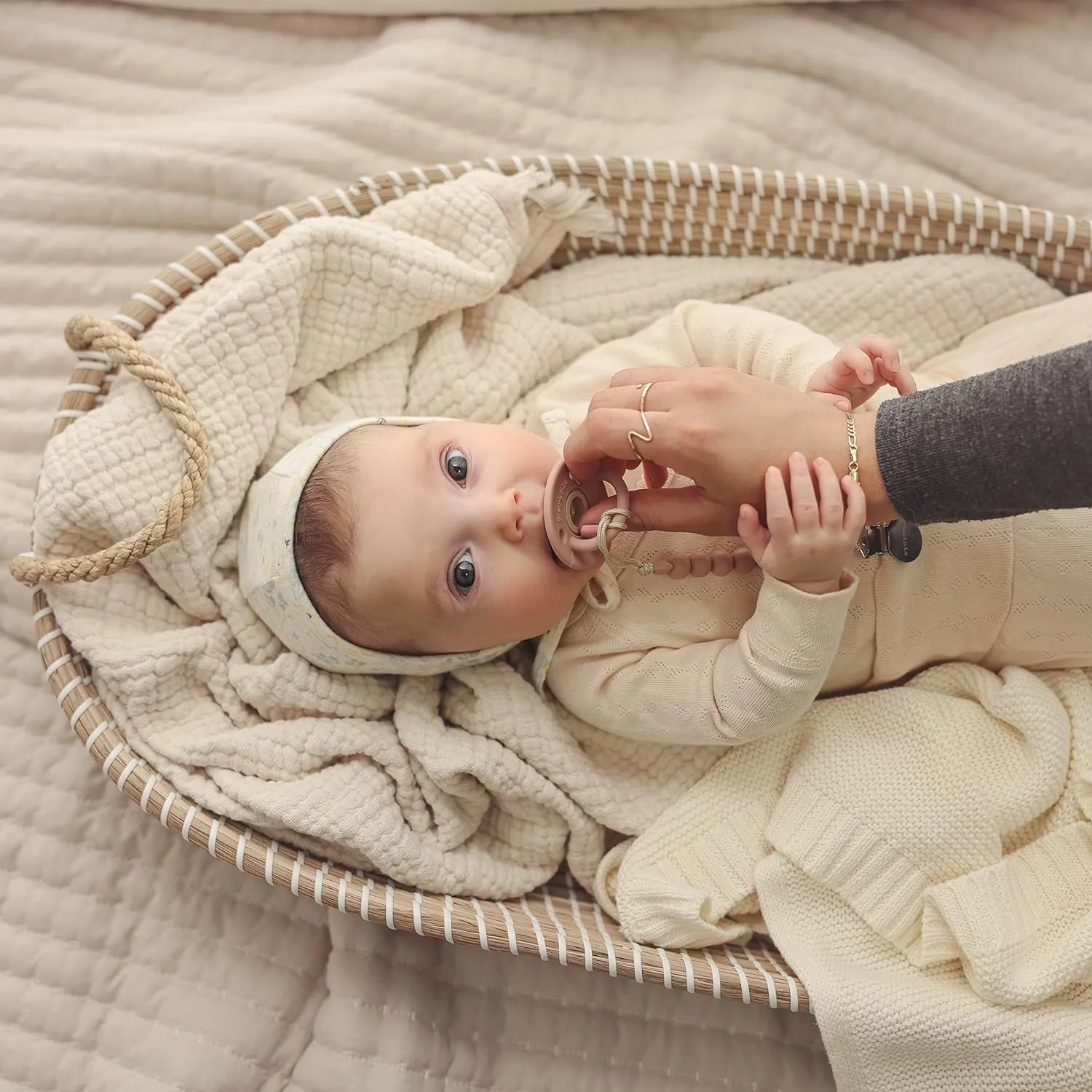 Organic Cotton Luxury Knit Baby Blanket