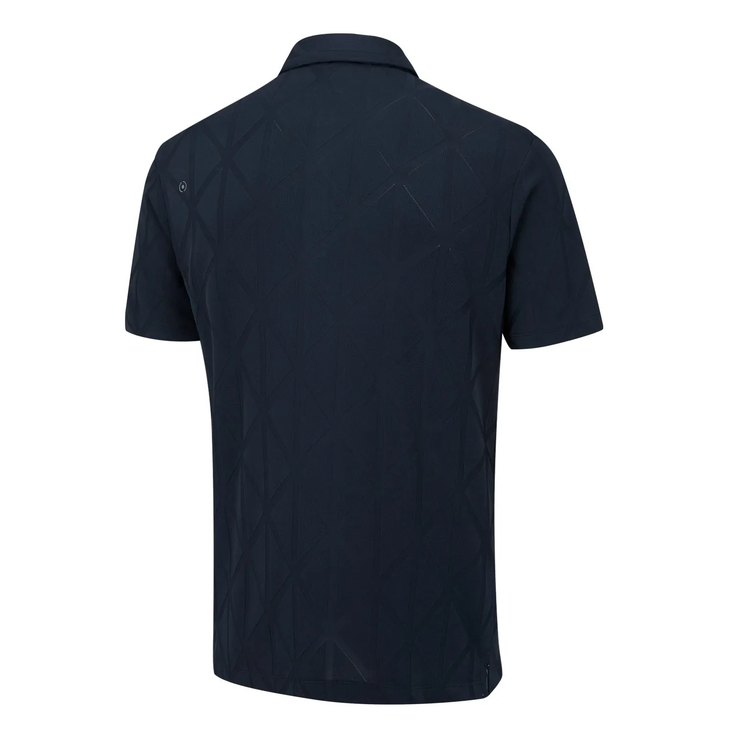 Ping Lenny Jacquard Golf Polo Shirt - Navy