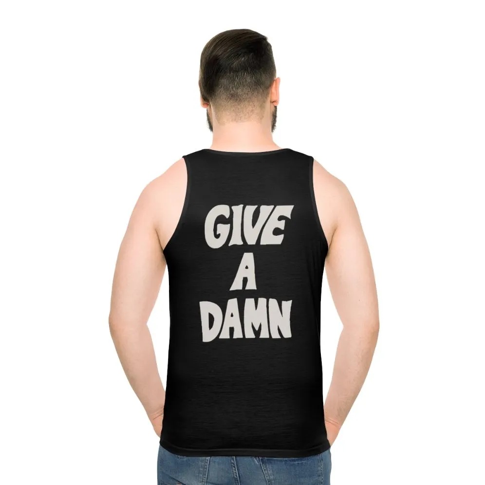 "Alex Turner 'Give A Damn' Unisex Tank Top"