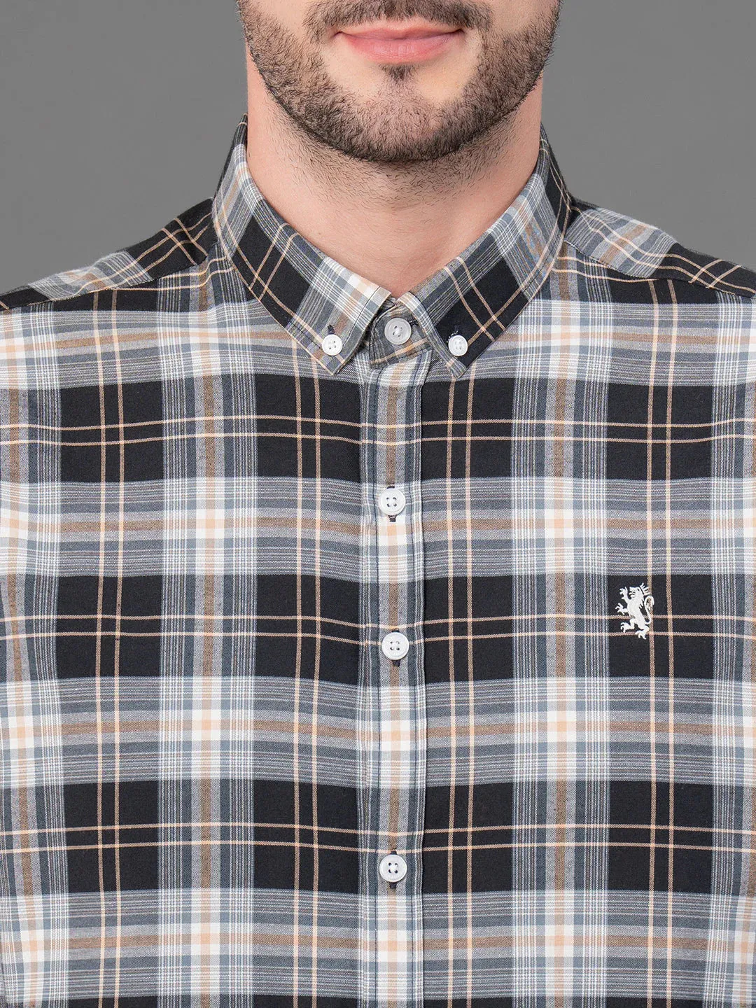 Red Tape Checked Shirt for Men | Classic & Versatile