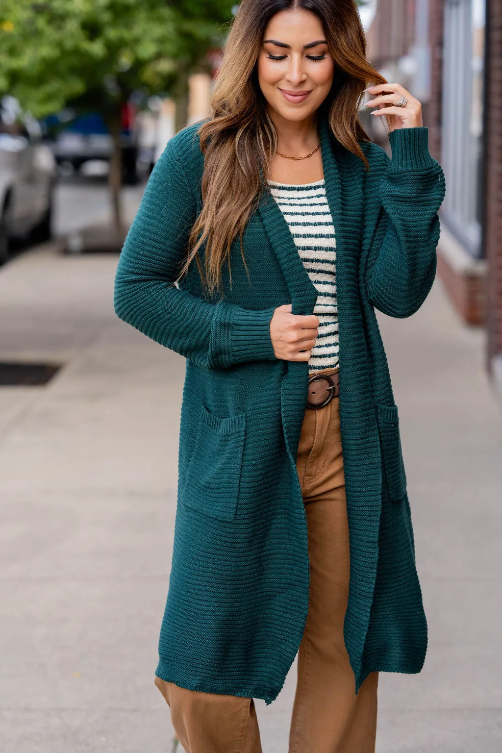 Ribbed Texture Cardigan