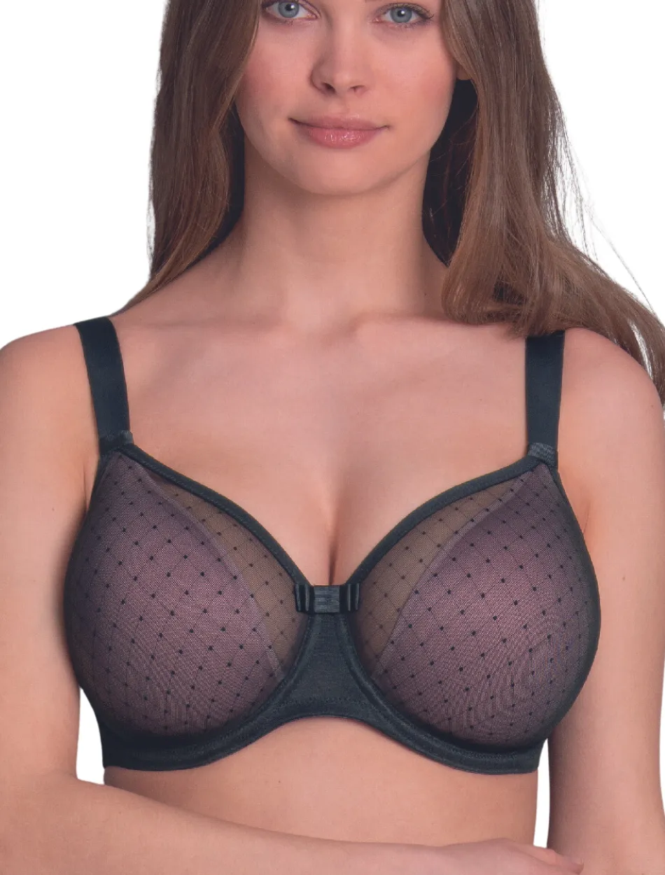 Rosa Faia Eve Delta Pad Underwired Bra, Black | Anita Rosa Faia Eve Deltapad Bra | Black Underwire Molded Bra